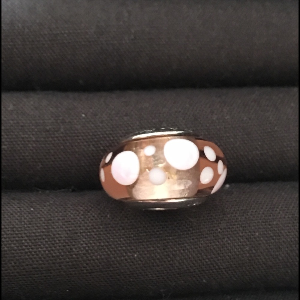 Pandora Morano Glass Pink Bubble Charm